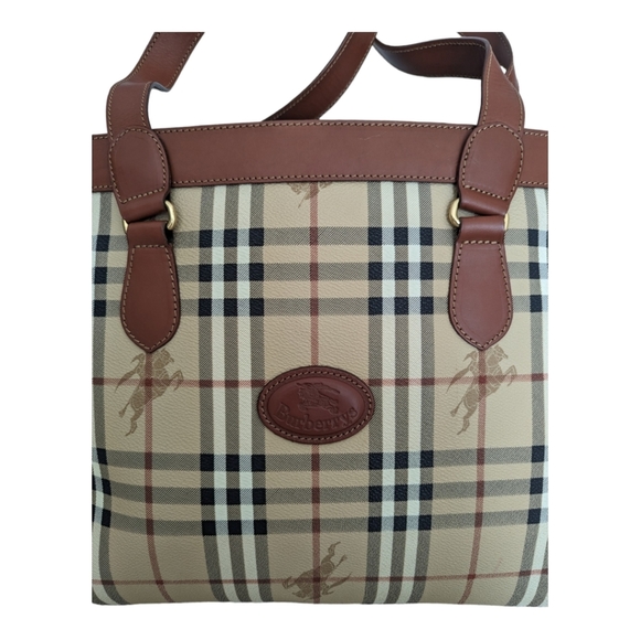 Burberry Regent Tote Haymarket Coated Canvas Medium - Picture 2 of 13